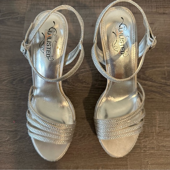 Silver Sparkly Heels - Picture 4 of 9